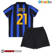 Otroške Nogometnih dresov Inter Milan Curtis Jones #21 Domači 2026-27 Kratki rokavi (+ hlače)